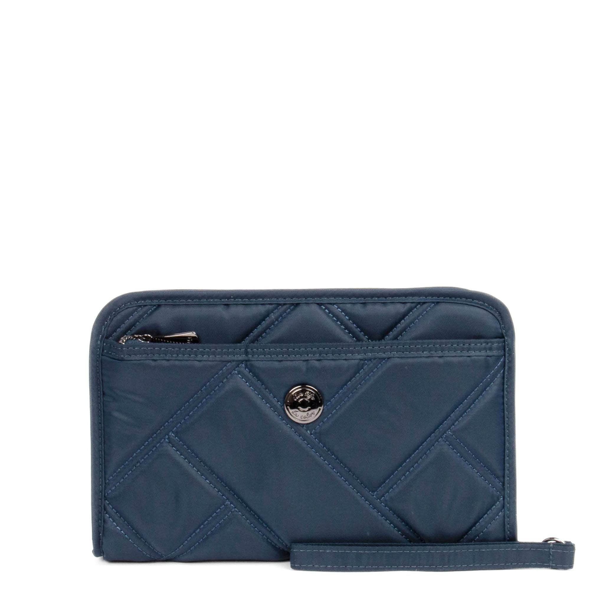 Zeppelin 2 RFID Wristlet Wallet - INDIGO BLUE - Zeppelin_IndigoBlue_01